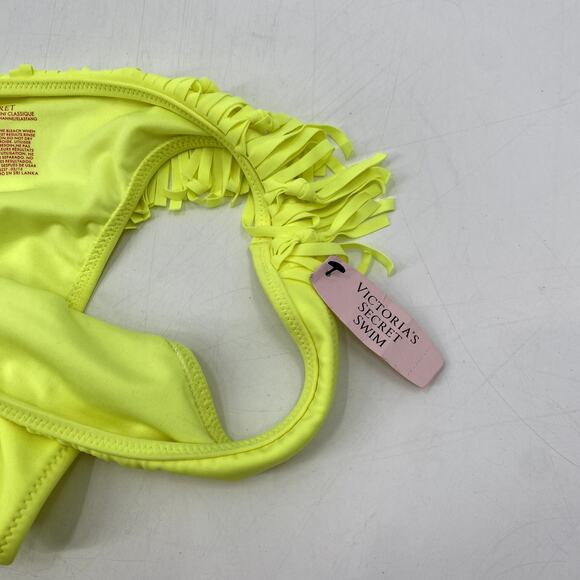 Victoria's Secret Neon Yellow the classic itsy fringe bikini bottoms - Picture 6 of 6